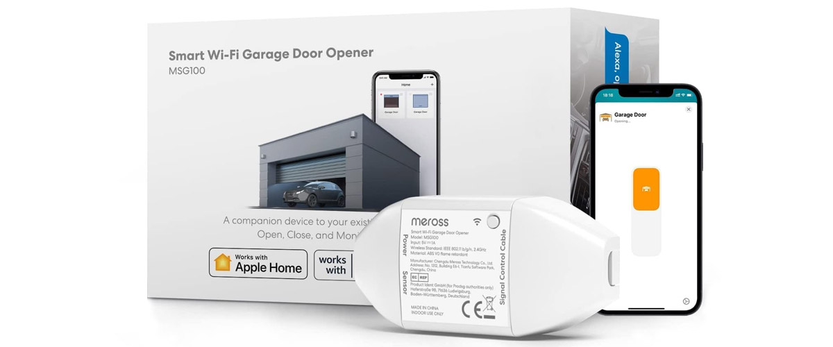 Interrupteur Wifi APPLE HOMEKIT porte de garage électrique